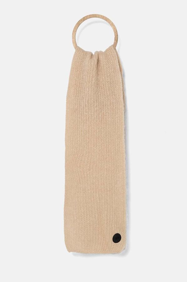 MMC STUDIO Kratki vuneni šal MMC STUDIO PL ELITE boja: bež, bez uzorka, ELITE