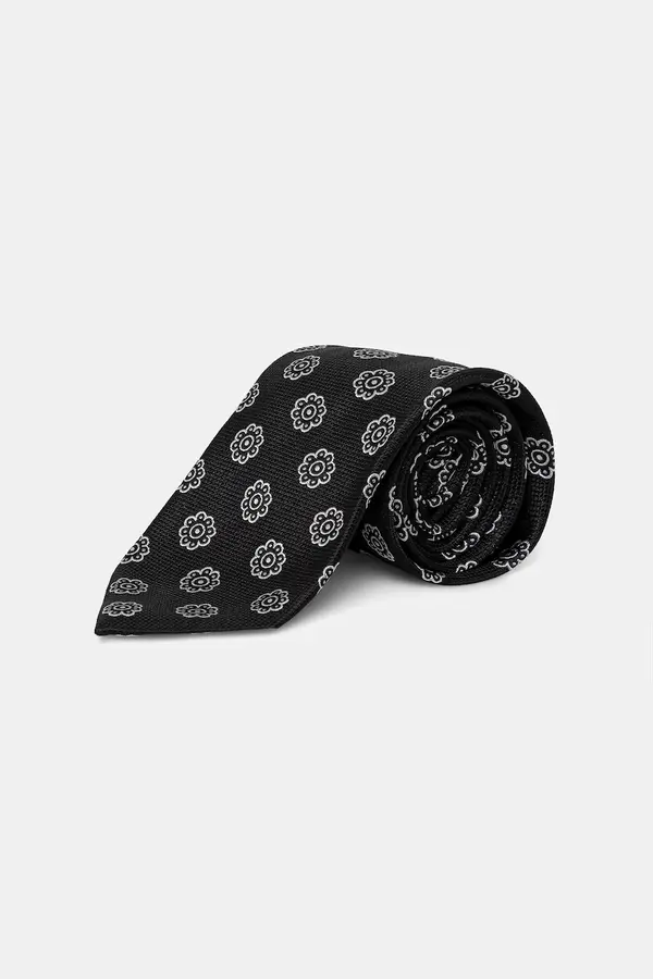 HUGO Kravata sa primjesom svile HUGO  Tie cm 7.5