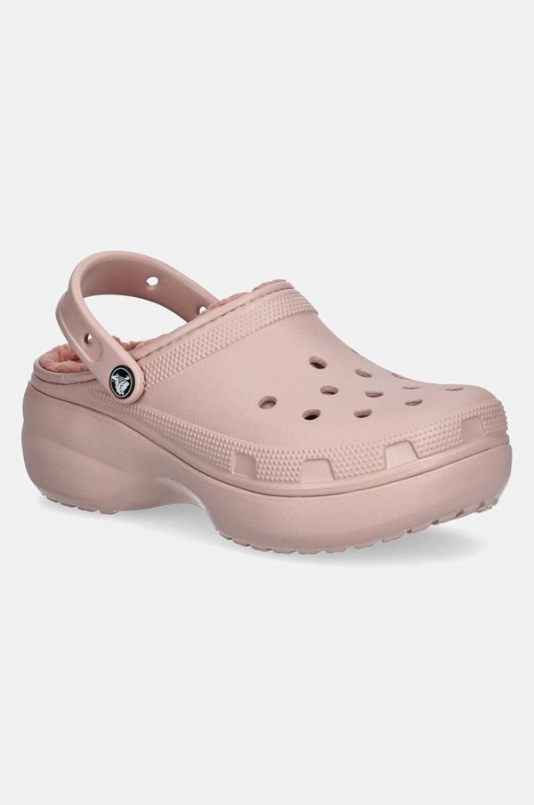 Crocs Kućne papuče Crocs Classic Platform Lined Clog W boja: ružičasta, 207938