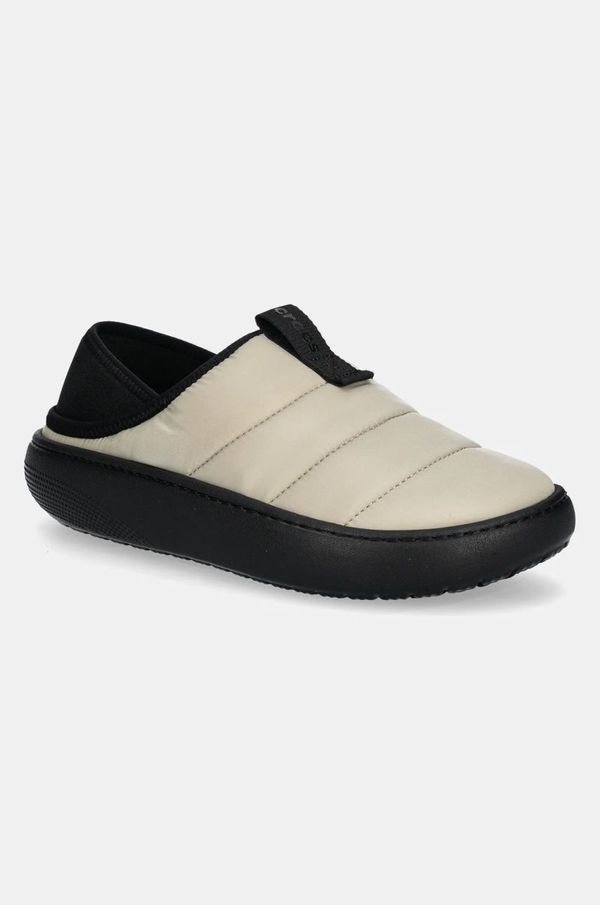 Crocs Kućne papuče Crocs Classic Puff Moc boja: bež, 210706