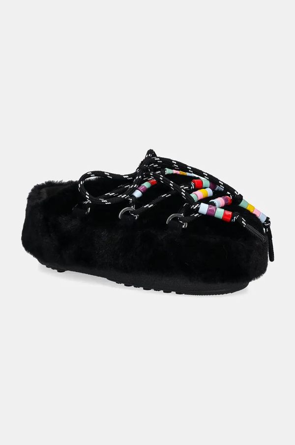 Moon Boot Kućne papuče Moon Boot MB MULE FAUX FUR BEADS boja: crna, 80D1460250 N001