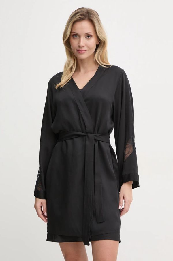 Chantelle Kućni ogrtač Chantelle boja: crna, C15RV0