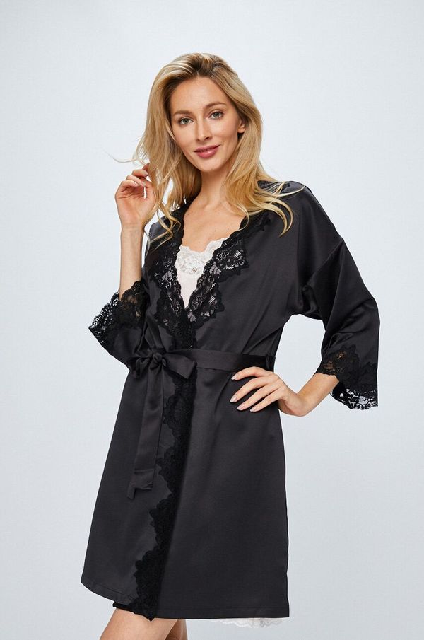 Lauren Ralph Lauren Kućni ogrtač Lauren Ralph Lauren boja: crna