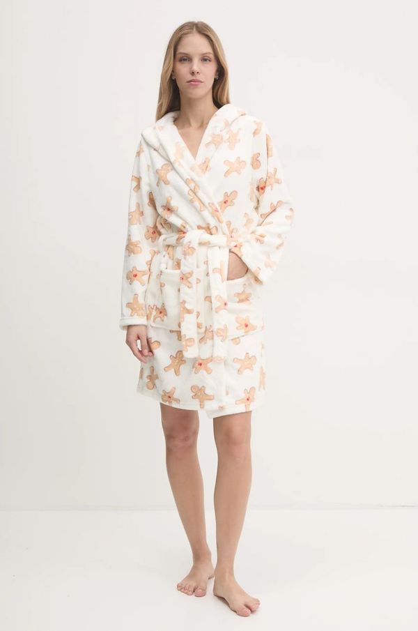 United Colors of Benetton Kućni ogrtač United Colors of Benetton boja: bež, 6FK81800Q