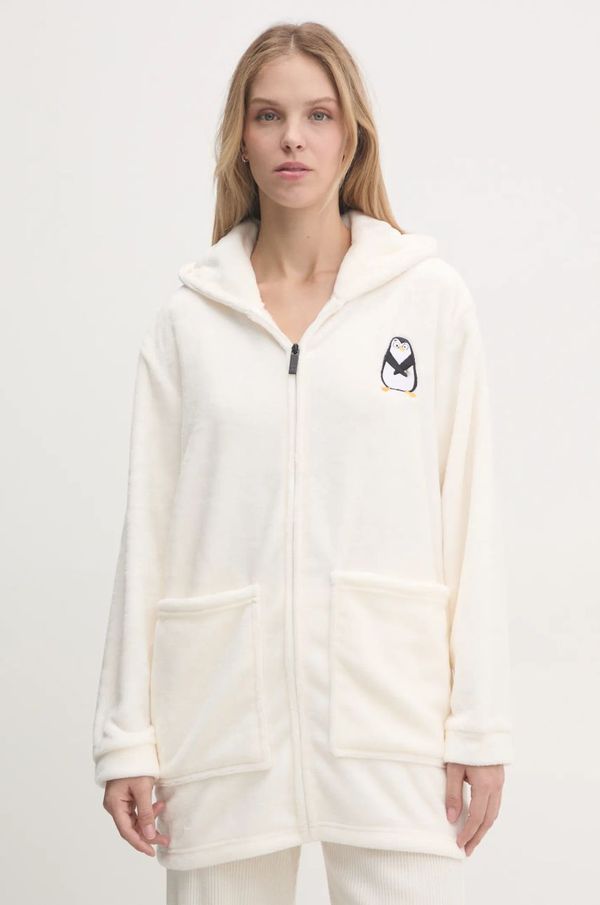 United Colors of Benetton Kućni ogrtač United Colors of Benetton boja: bež, 6FK81800R