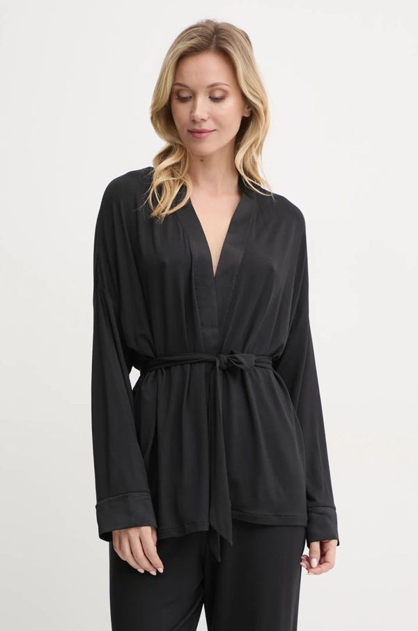 United Colors of Benetton Kućni ogrtač United Colors of Benetton boja: crna, 3ZEW3M06Q