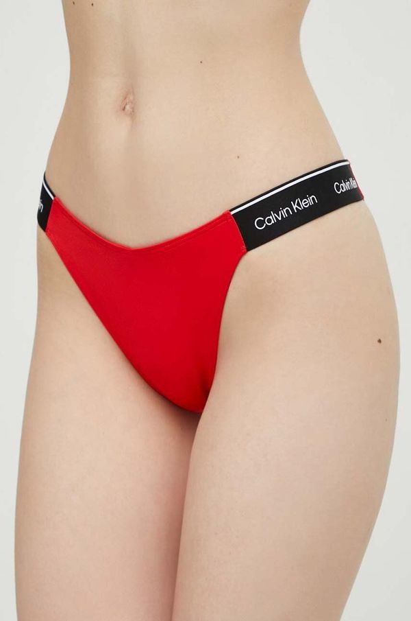 Calvin Klein Kupaće gaćice Calvin Klein boja: crvena, KW0KW02430