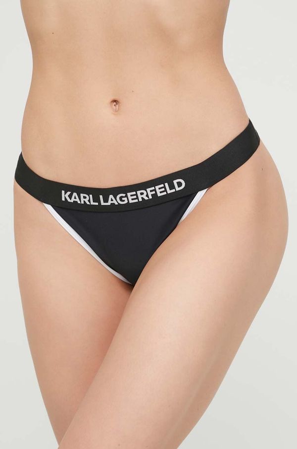 Karl Lagerfeld Kupaće gaćice Karl Lagerfeld boja: crna