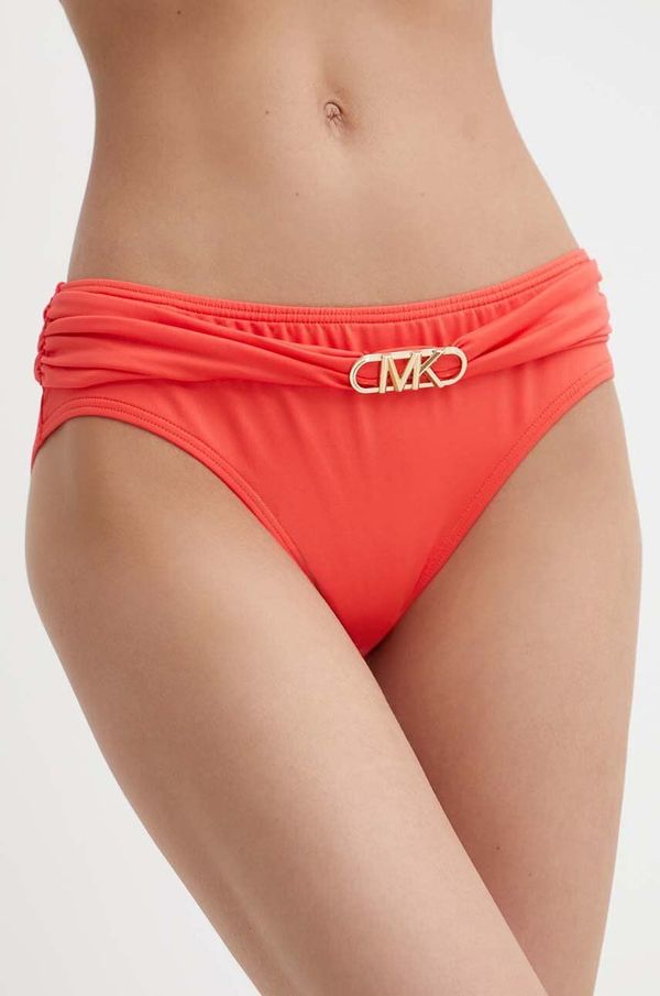 MICHAEL Michael Kors Kupaće gaćice MICHAEL Michael Kors BELTED BIKINI BOTTOM boja: crvena, MM7M163