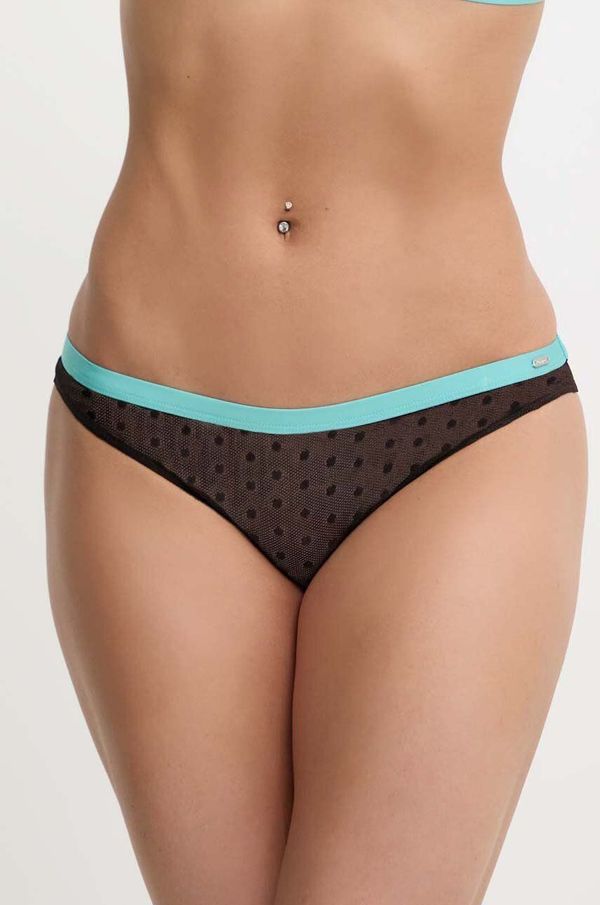 Pepe Jeans Kupaće gaćice Pepe Jeans DOT MESH BIKINI boja: crna, providne, PLU11015