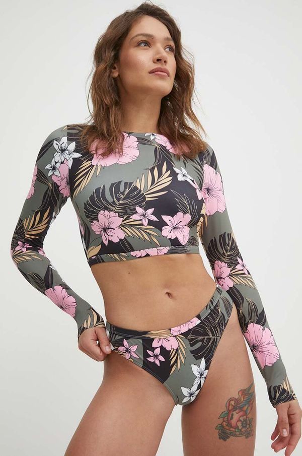 Roxy Kupaće gaćice Roxy Roxy Pro boja: zelena, ERJX404832