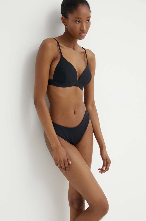 Answear Lab Kupaći grudnjak Answear Lab boja: crna, lagano učvršćene košarice