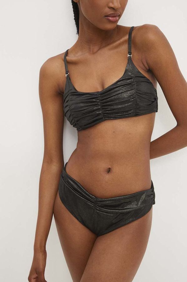 Answear Lab Kupaći grudnjak Answear Lab boja: crna, lagano učvršćene košarice