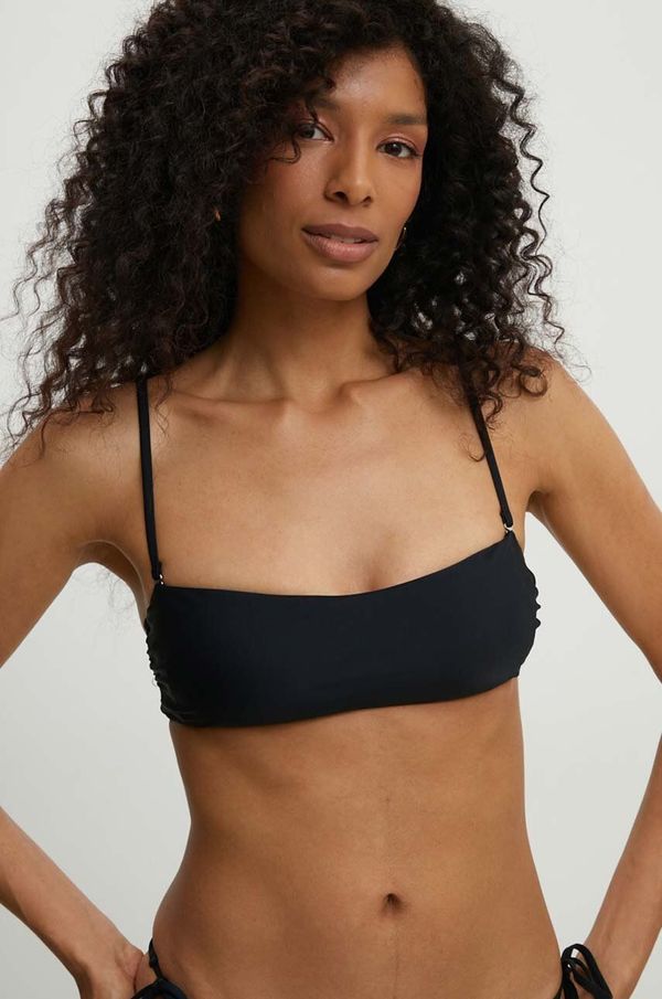 Answear Lab Kupaći grudnjak Answear Lab boja: crna, lagano učvršćene košarice