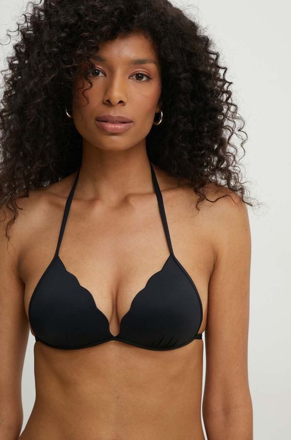 Answear Lab Kupaći grudnjak Answear Lab boja: crna, lagano učvršćene košarice