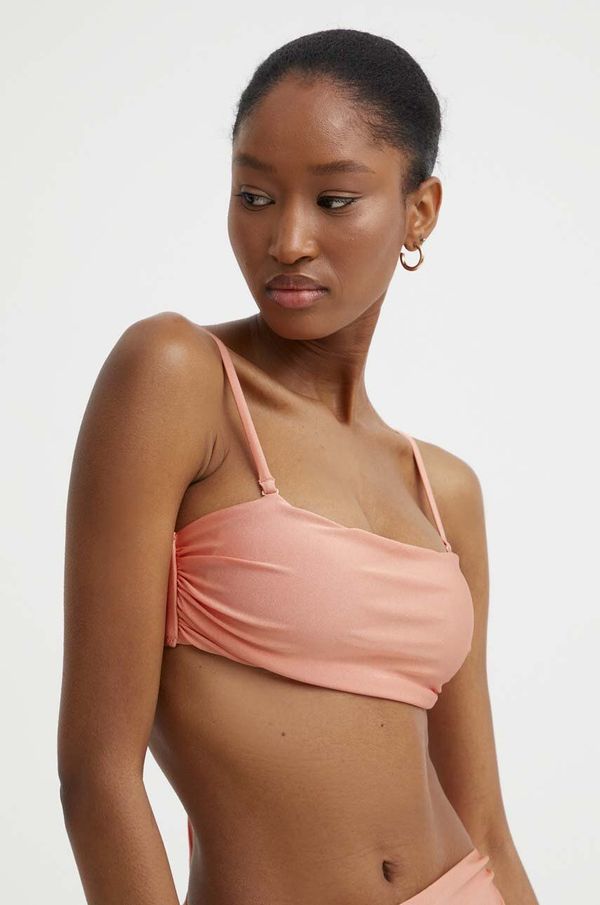 Answear Lab Kupaći grudnjak Answear Lab boja: narančasta, lagano učvršćene košarice