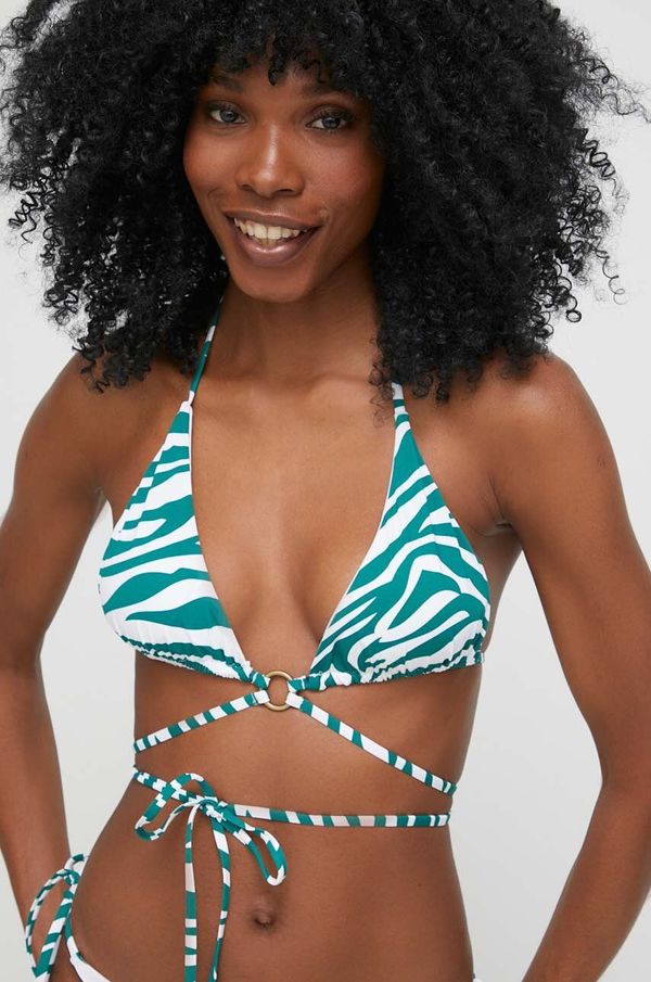 Answear Lab Kupaći grudnjak Answear Lab boja: zelena, lagano učvršćene košarice