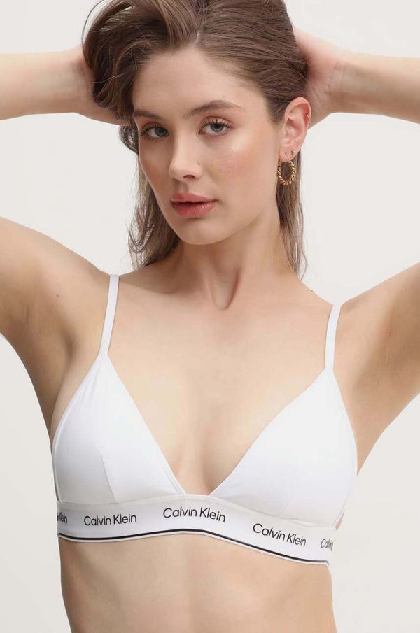 Calvin Klein Kupaći grudnjak Calvin Klein boja: bijela, lagano učvršćene košarice, KW0KW02424