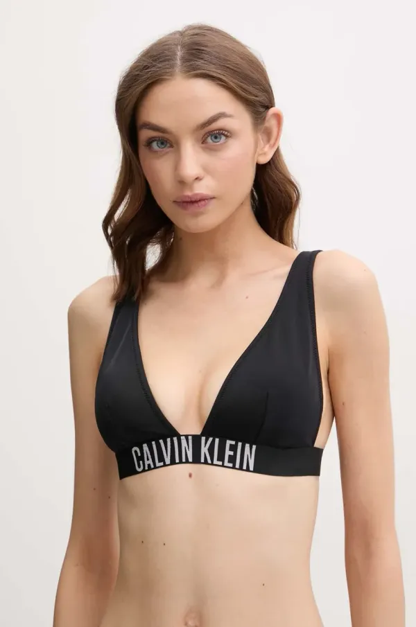Calvin Klein Kupaći grudnjak Calvin Klein boja: crna, lagano učvršćene košarice, KW0KW02832