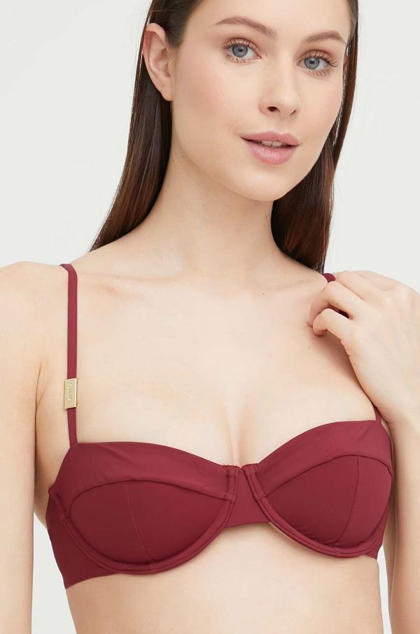 Calvin Klein Underwear Kupaći grudnjak Calvin Klein Underwear boja: bordo