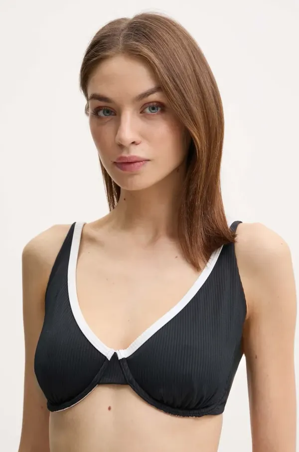 Hollister Co. Kupaći grudnjak Hollister Co. boja: crna, mekane košarice, KI311-5052