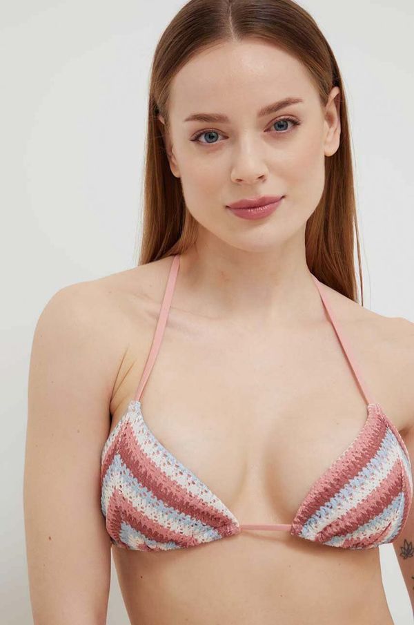 Hollister Co. Kupaći grudnjak Hollister Co. boja: ružičasta, lagano učvršćene košarice