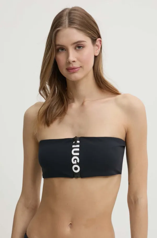 HUGO Kupaći grudnjak HUGO boja: crna, lagano učvršćene košarice, 50535029