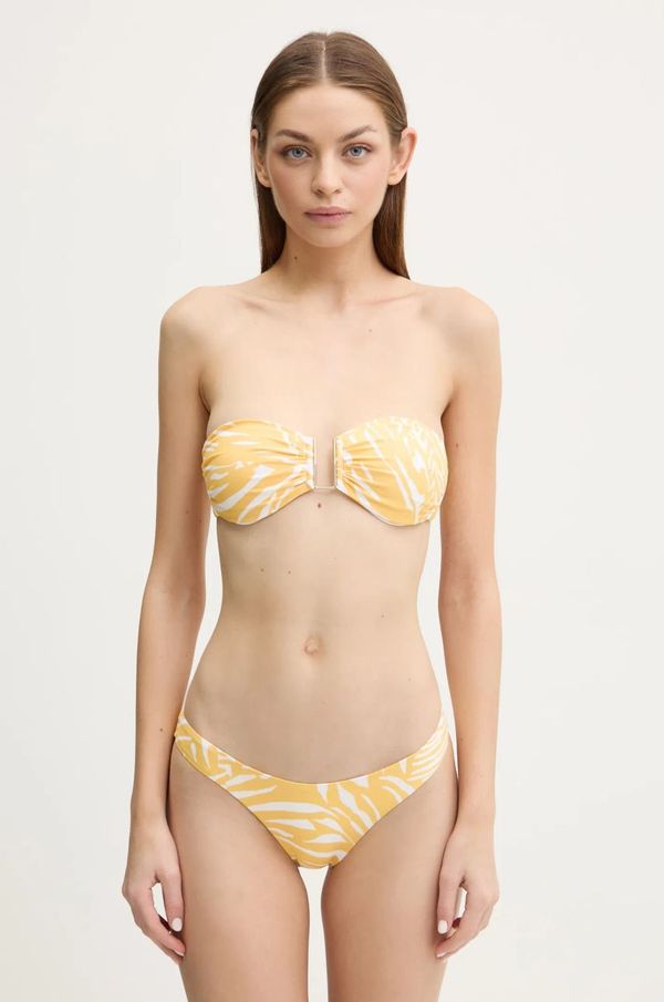 Melissa Odabash Kupaći grudnjak Melissa Odabash boja: žuta, lagano učvršćene košarice, Barcelona