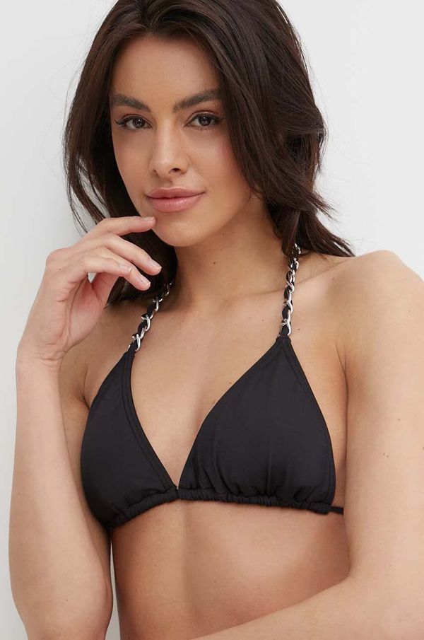 MICHAEL Michael Kors Kupaći grudnjak MICHAEL Michael Kors STRING BIKINI TOP boja: crna, lagano učvršćene košarice, MM7M039