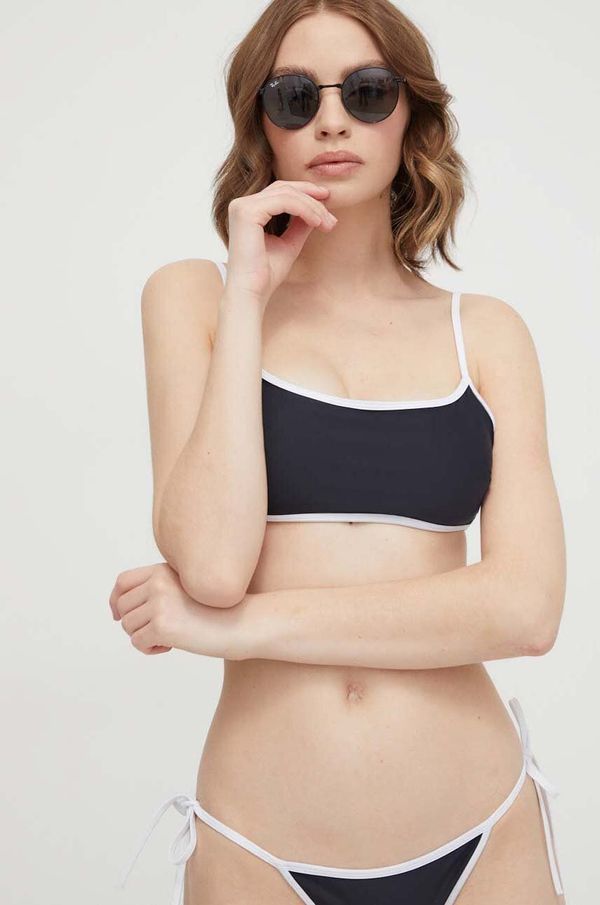 Samsoe Samsoe Kupaći grudnjak Samsoe Samsoe boja: crna, mekane košarice