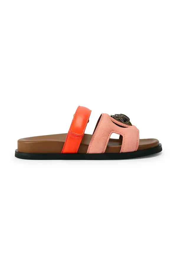 Kurt Geiger London Kurt Geiger London natikače niske za žene od brušene kože Eagle Cut Out Sandal