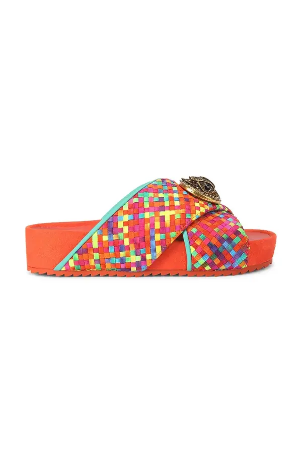 Kurt Geiger London Kurt Geiger London natikače za žene Chelsea Cross Strap