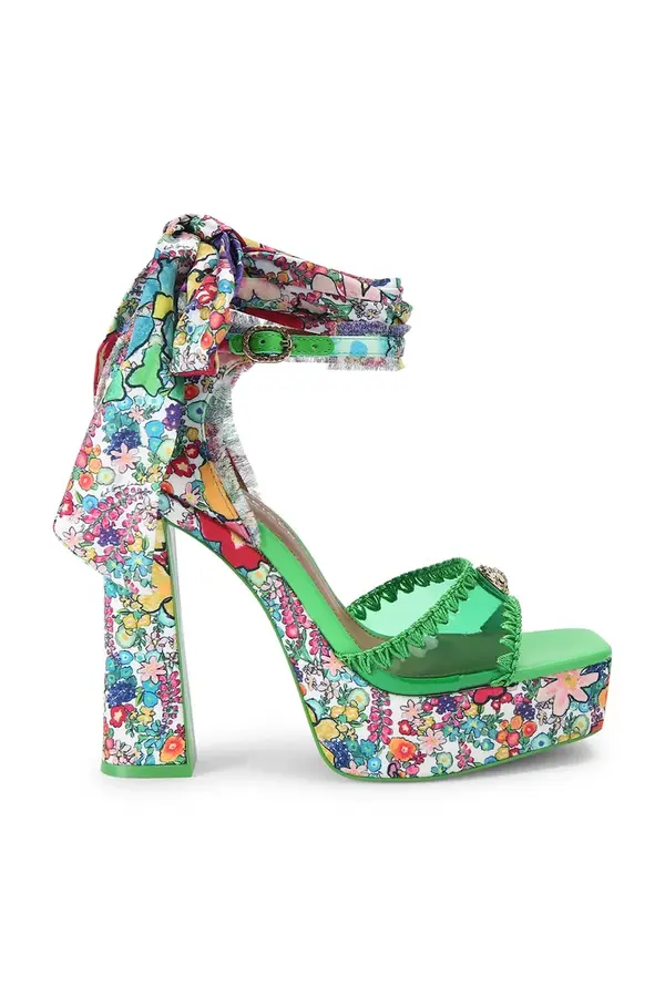 Kurt Geiger London Kurt Geiger London sandale s debelom potpeticom Vinyl Tie Platform