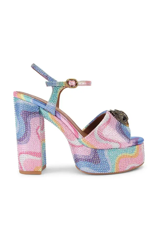 Kurt Geiger London Kurt Geiger London sandale s klinastom potpeticom Kensington Platform Sdl