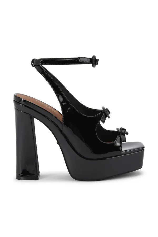 Kurt Geiger London Kurt Geiger London sandale s visokom potpeticom od kože Buckle Platform Sdl