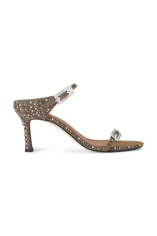 Kurt Geiger London Kurt Geiger London sandale s visokom potpeticom Strass Double Buckle Sdl