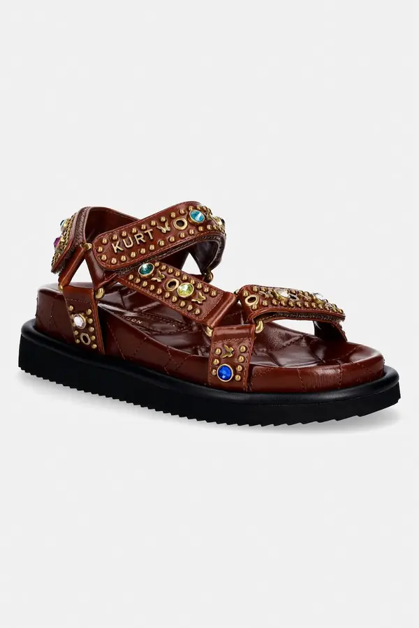 Kurt Geiger London Kurt Geiger London sandale ženske kožne Orson Sandal