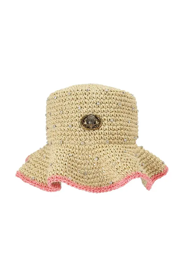Kurt Geiger London Kurt Geiger London šešir za žene Chelsea Raffia Bucket Hat