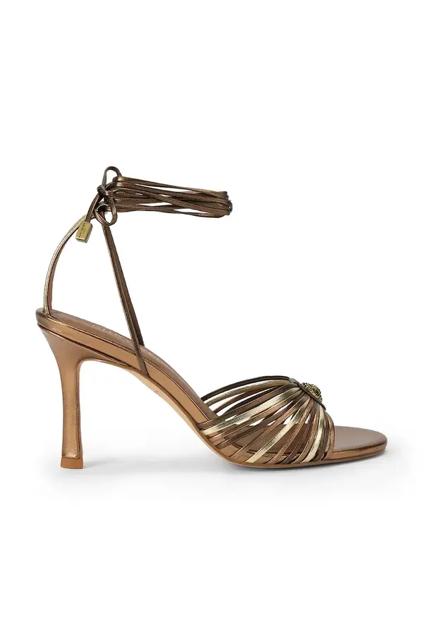 Kurt Geiger London Kurt Geiger London štikle od kože Multi Strap Tie Sandal