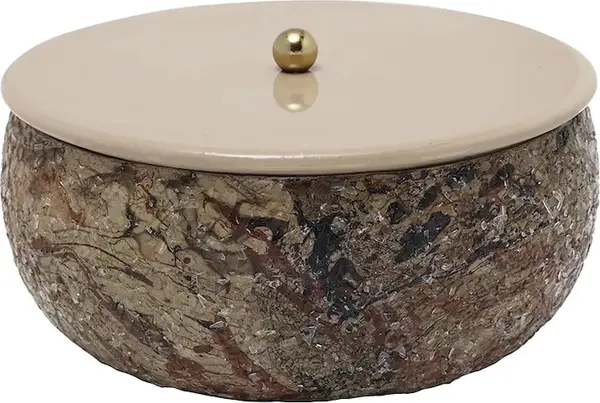 Present Time Kutija za pohranu Present Time Mosaic Marble 16,5 x 7,5 cm