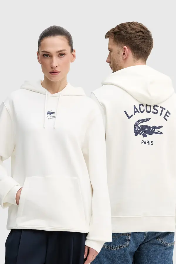 Lacoste Lacoste dukserica sa kapuljačom od pamuka
