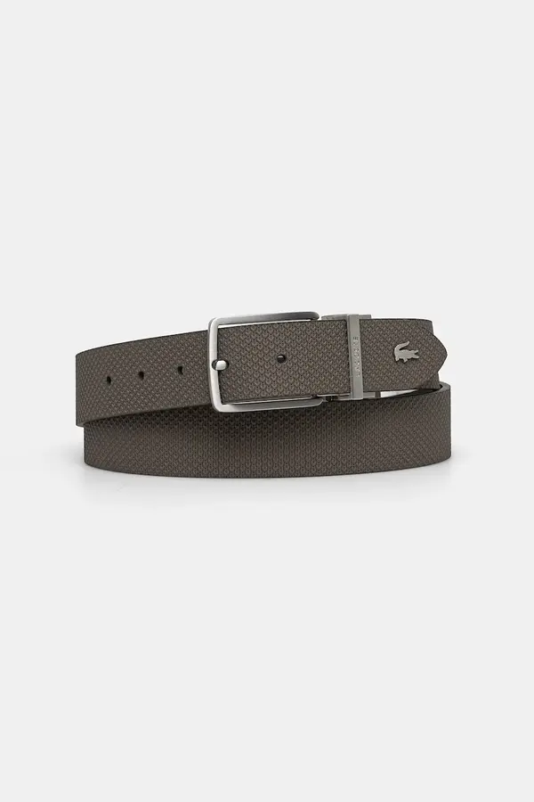 Lacoste Lacoste Dvostrani kožni remen Lacoste