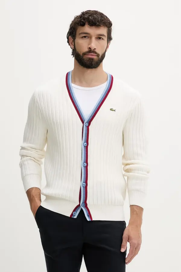 Lacoste Lacoste kardigan za muškarce s vunom
