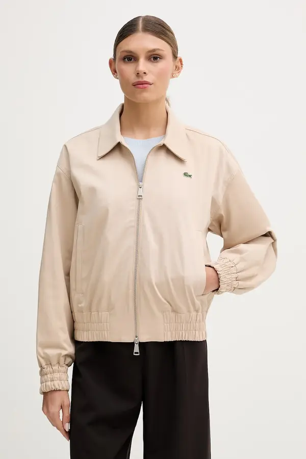 Lacoste Lacoste kratka jakna za muškarce od pamuka s elastanom
