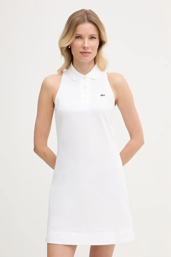 Lacoste Lacoste ljetna haljina od pamuka s elastanom