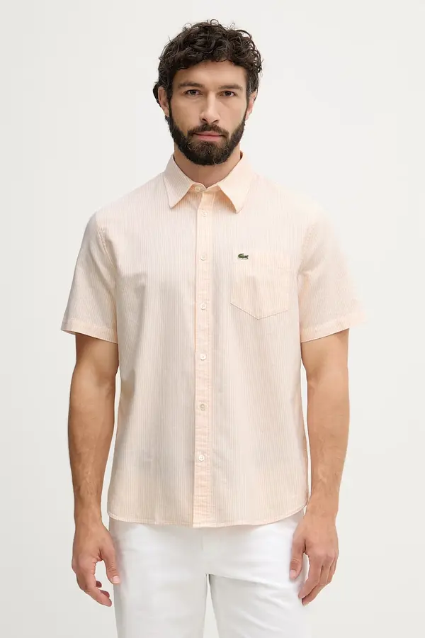 Lacoste Lacoste Oxford košulja muška od pamuka