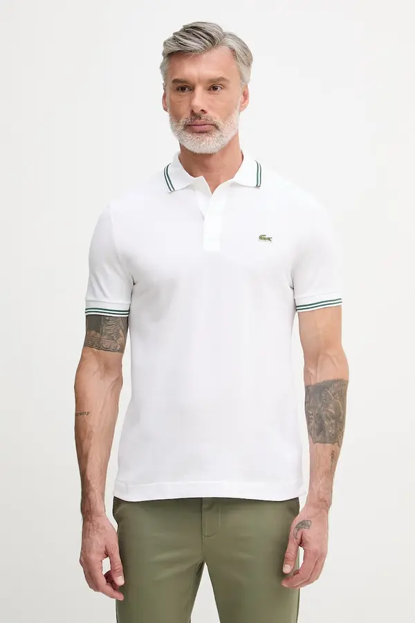 Lacoste Lacoste polo majica za muškarce od pamuka
