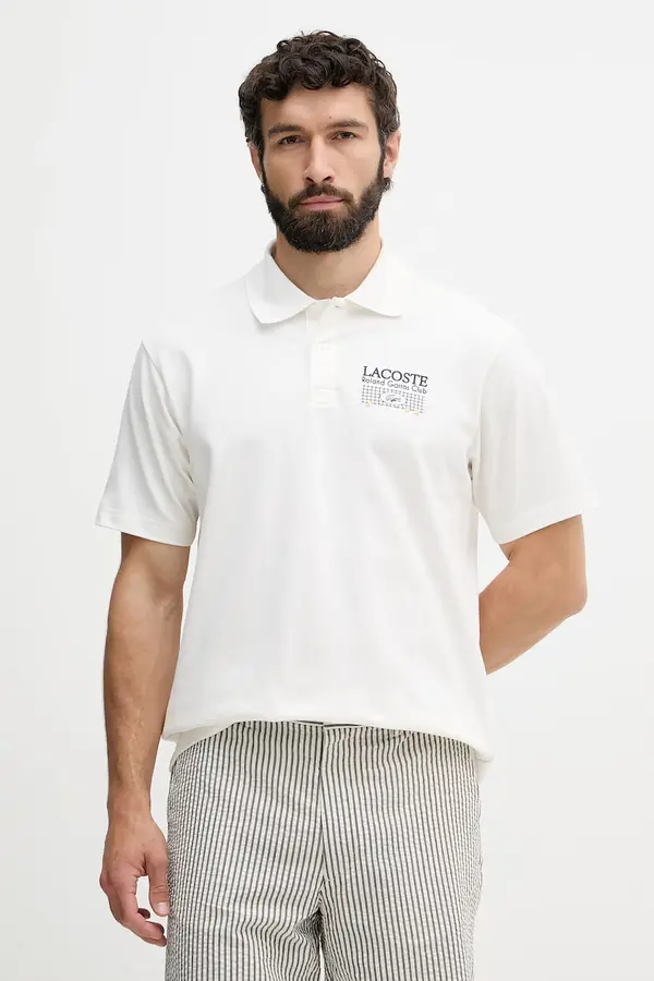 Lacoste Lacoste polo majica za muškarce od pamuka s elastanom