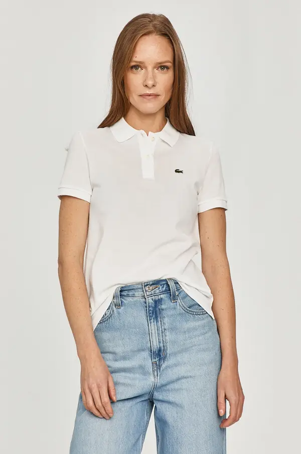 Lacoste Lacoste polo za žene od pamuka