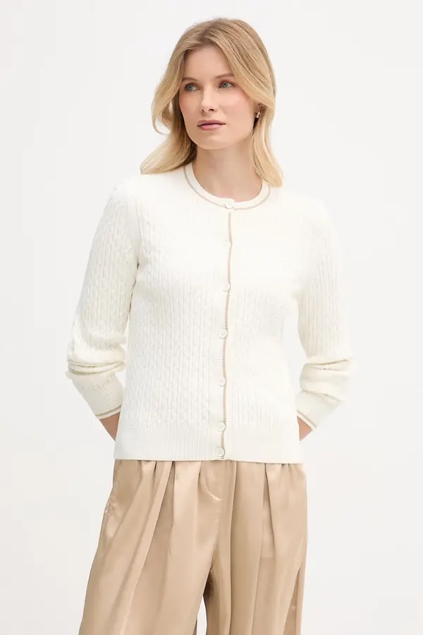 Lacoste Lacoste ženski kardigan s pamukom